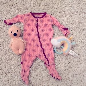 Kickee Pants- Newborn- wildflower